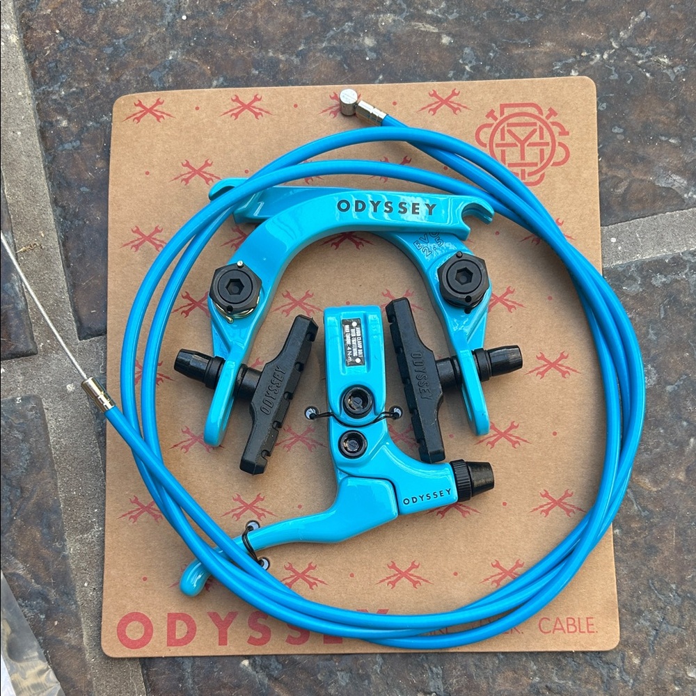 ODYSSEY BMX EVO 2.5 BICYCLE U-BRAKE KIT OCEAN BLUE LIMITED EDITION SUNDAY ODYSSE